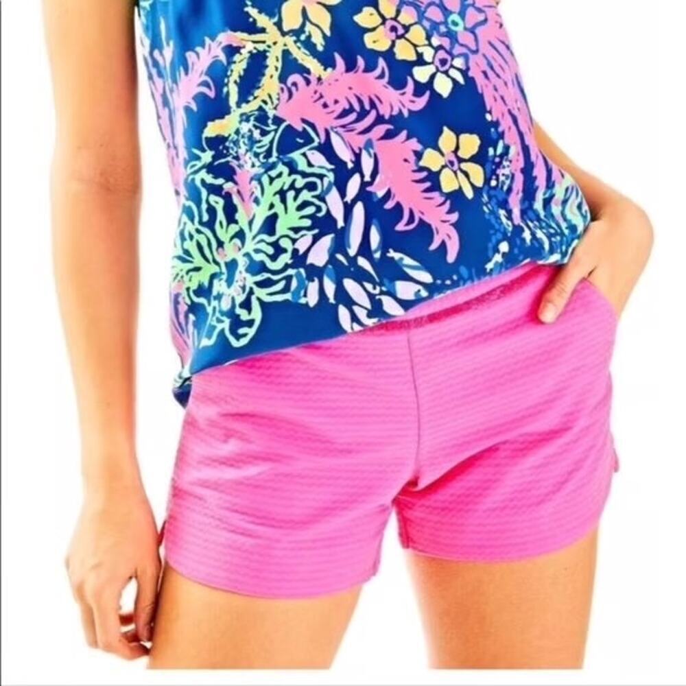 Lilly Pulitzer Adie Shorts Pink Sunset Size 00